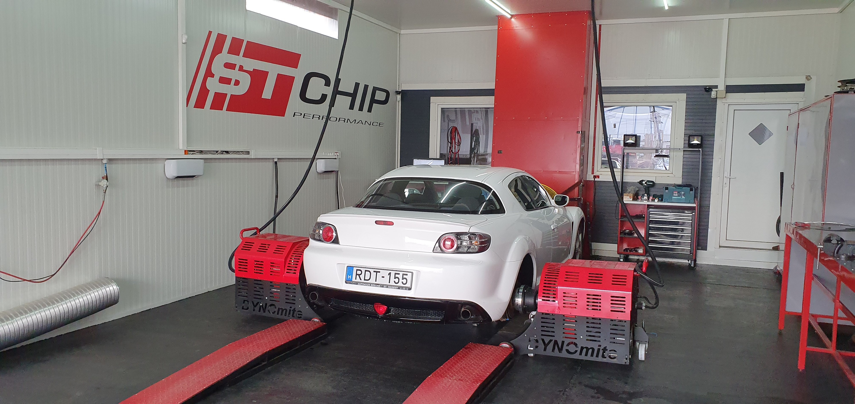 Mazda RX-8 fékpados mérés – ST Chip Performance